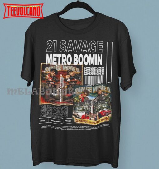 Vintage Bootleg Inspired Tee Graphic 21 Savage – Savage move II Shirt