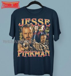 Vintage Bootleg Inspired Tee Graphic Jesse Pinkman Breaking Bed Shirt