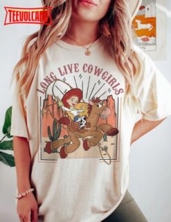 Vintage Disney Toy Story Jessie Shirt, Long Live Cowgirls Western Vibe Shirt