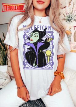 Vintage Disney Villains Sleeping Beauty Maleficent Old School Poster Shirt