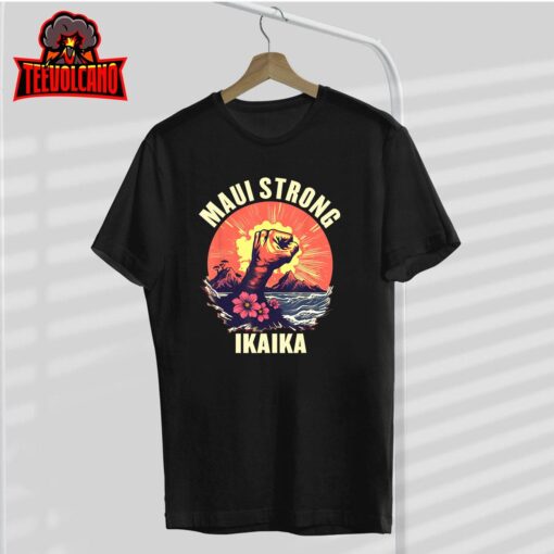 Vintage Ikaika Strong Maui Hawaii Island I Love Hawaii T-Shirt