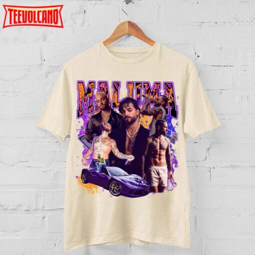 Vintage Maluma Shirt, Maluma Bootleg Retro Style Shirt For Fan