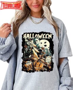 Vintage Micheal Myers Halloween Horror Movie  T-Shirt