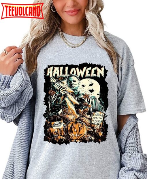 Vintage Micheal Myers Halloween Horror Movie  T-Shirt