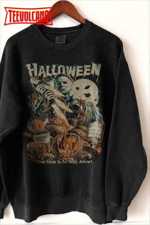 Vintage Micheal Myers Halloween Shirt, Michael Myers Sweatshirt