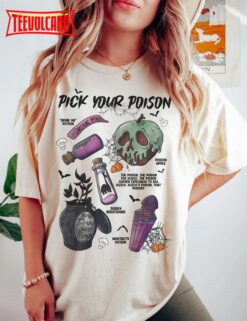 Vintage Pick Your Poison Disney Halloween Shirt