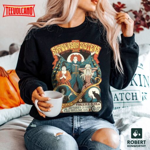 Vintage Sanderson Sisters Sweatshirt, Hocus Pocus Sweatshirt