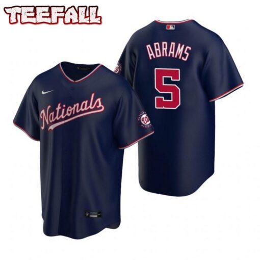 Washington Nationals C.J. Abrams Navy Alternate Replica Jersey