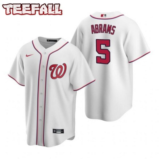 Washington Nationals C.J. Abrams White Home Replica Jersey