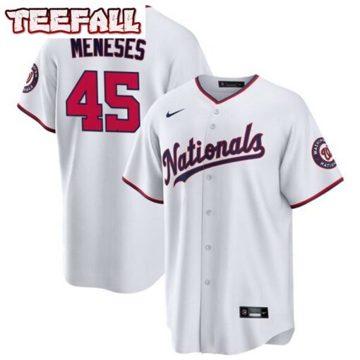 Washington Nationals Joey Meneses White Alternate Replica Jersey