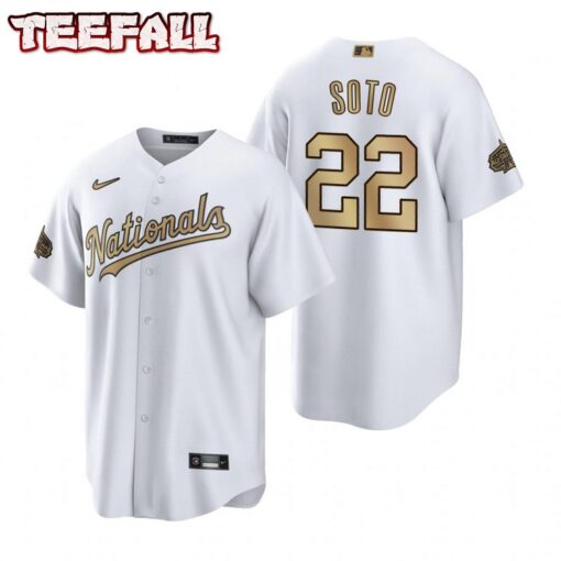 Washington Nationals Juan Soto White 2022 All-Star Game Replica Jersey