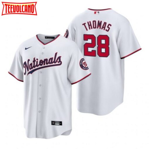 Washington Nationals Lane Thomas White Alternate Replica Jersey