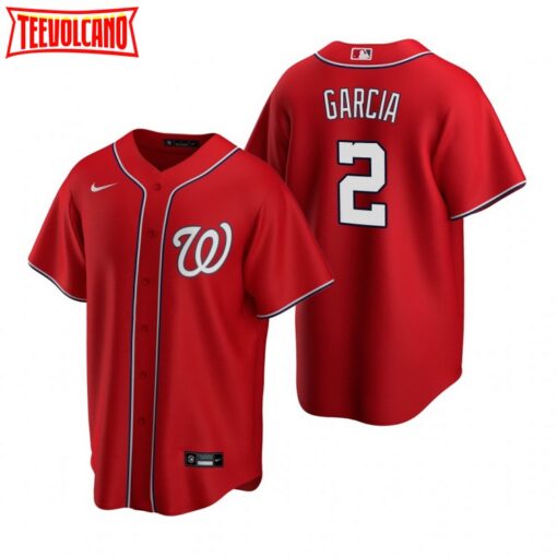 Washington Nationals Luis Garcia Red Alternate Replica Jersey