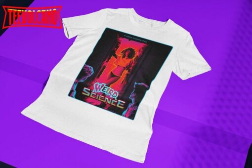 Weird Science Movie Soft T-Shirt, Weird Science Poster 80s Movie Shirt