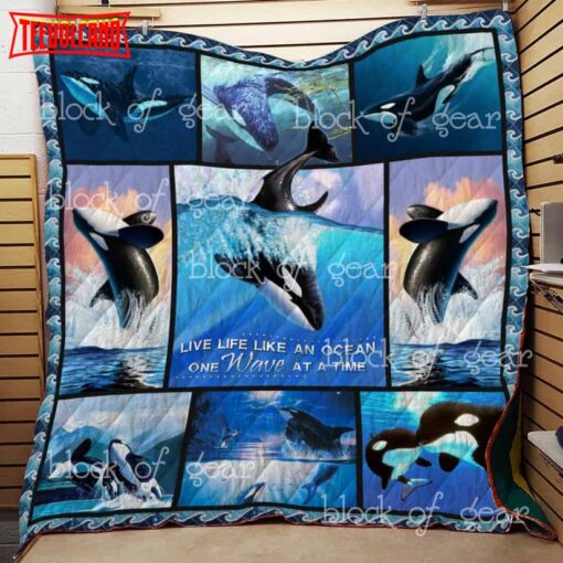 Whale 3D Quilt Blanket