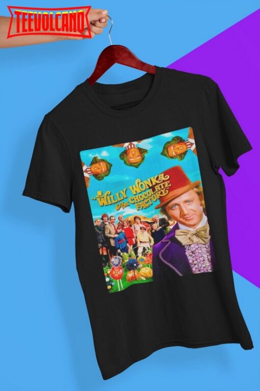 Willy Wonka and The Chocolate Factory Soft T-Shirt, Wonka Movie Poster Hoodie