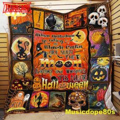 Witch Halloween 3D All Over Printed Quilt Blanket