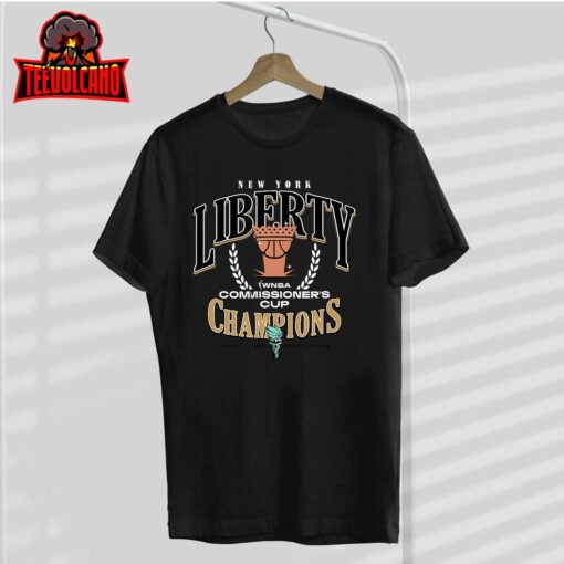 WNBA New York Liberty Commissioner’s Cup 2023 Crown Affair T-Shirt