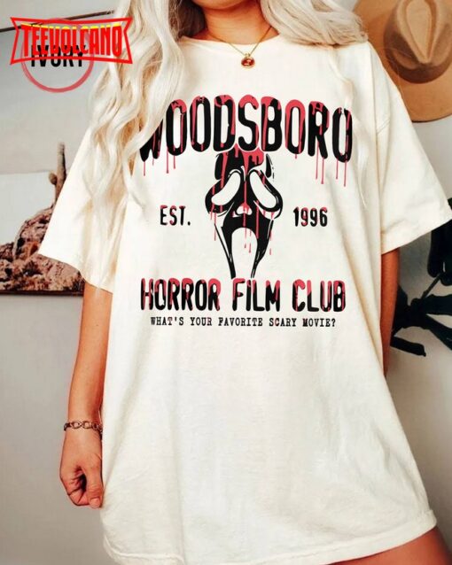 Woodsboro Horror Club Shirt, Horror Film Club Halloween Shirt