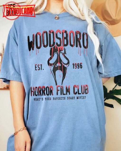 Woodsboro Horror Club Shirt, Horror Film Club Halloween Shirt