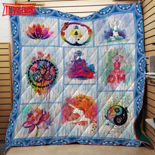 Yoga Customize Quilt Blanket