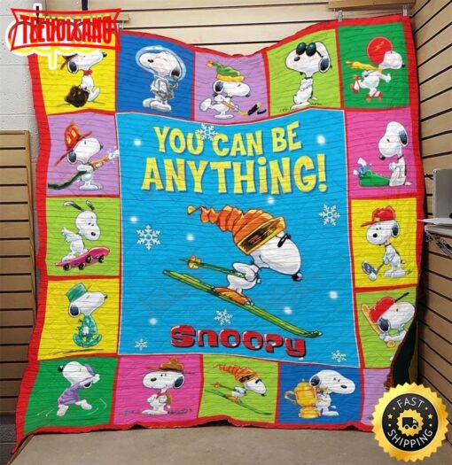 You Can Be Anything Snoopy The Peanuts Movie Snoopy Dog Blanket