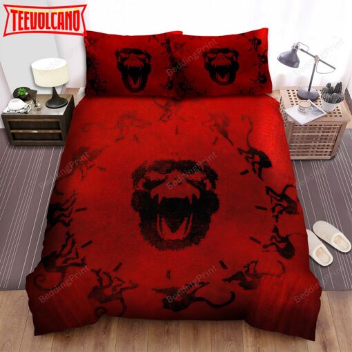 12 Monkeys (2015–2018) Angry Monkey Movie Poster Duvet Cover Bedding Sets