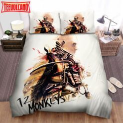 12 Monkeys (2015–2018) Armed Man Movie Poster Duvet Cover Bedding Sets