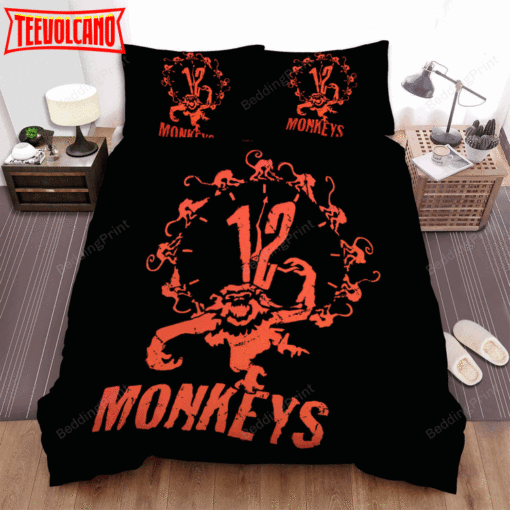 12 Monkeys (2015–2018) Bruce Willis Movie Poster Duvet Cover Bedding Sets