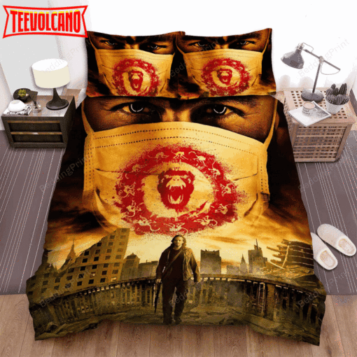 12 Monkeys (2015–2018) Gauze Mask Movie Poster Duvet Cover Bedding Sets