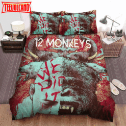 12 Monkeys (2015–2018) We Did It Movie Poster Duvet Cover Bedding Sets