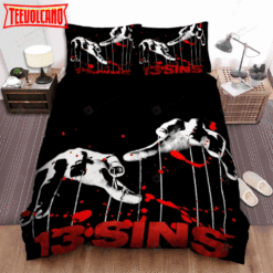 13 Sins The Hand With Blood Movie Poster Duvet Cover Bedding Sets