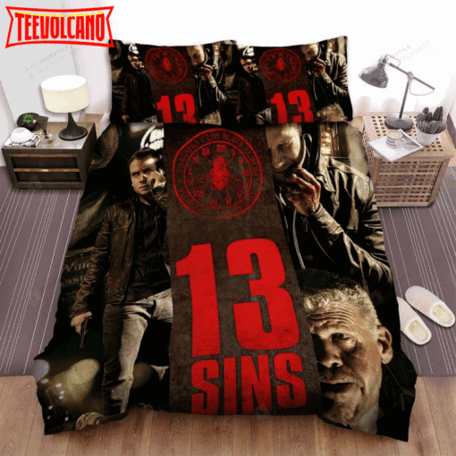 13 Sins The Men With Phone And Sadness Duvet Cover Bedding Sets