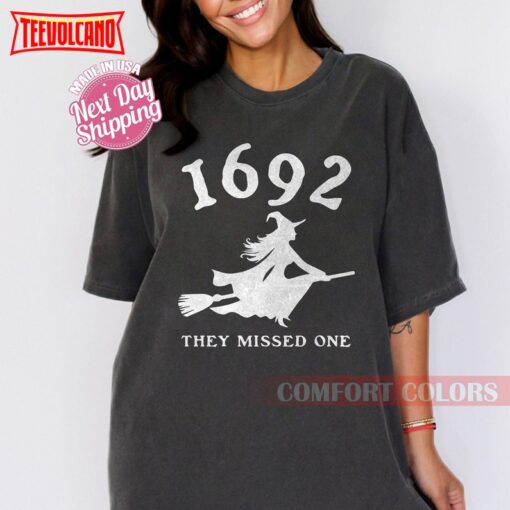 1962 They Missed One T-shirt, Retro Salem Massachusetts Halloween Shirt