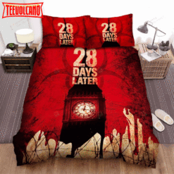 28 Days Later… Movie Red Background Photo Duvet Cover Bedding Sets