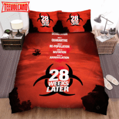 28 Weeks Later Movie Poster 1 Bed Sheets Duvet Cover Bedding Sets