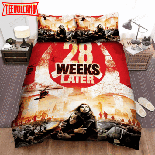 28 Weeks Later Movie Poster 2 Bed Sheets Duvet Cover Bedding Sets