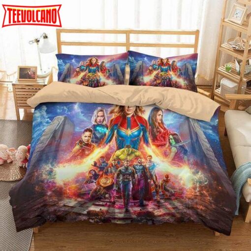 3D Avengers Endgame 3D Duvet Cover Bedding Set