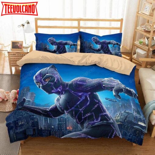 3d Black Panther Marvel American Superhero Bedding Set Duvet Cover