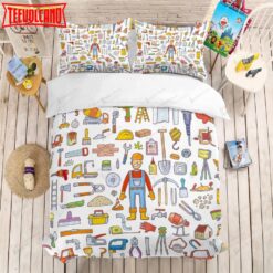 3d Cartoon Tool Bed Sheets Duvet Cover Bedding Set