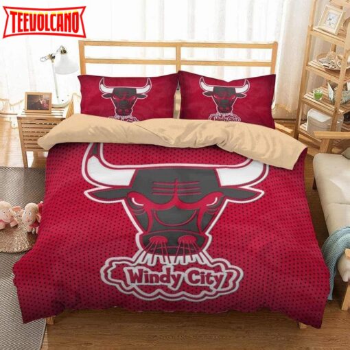 3d Chicago Bulls Bedding Set Duvet Cover Set Bedroom