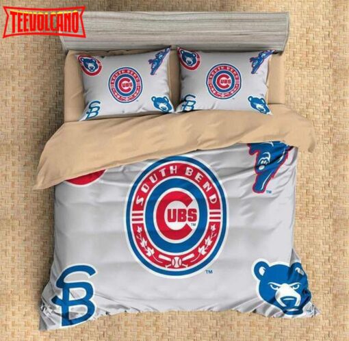 3D Chicago Cubs 3D Duvet Cover Bedding Set