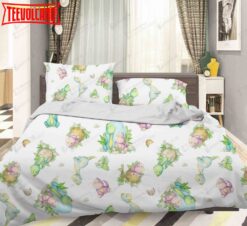 3d Color Cartoon Dinosaurs Pattern Bed Sheets Duvet Cover Bedding Set