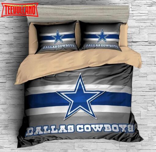 3d Dallas Cowboys Duvet Cover Bedding Set