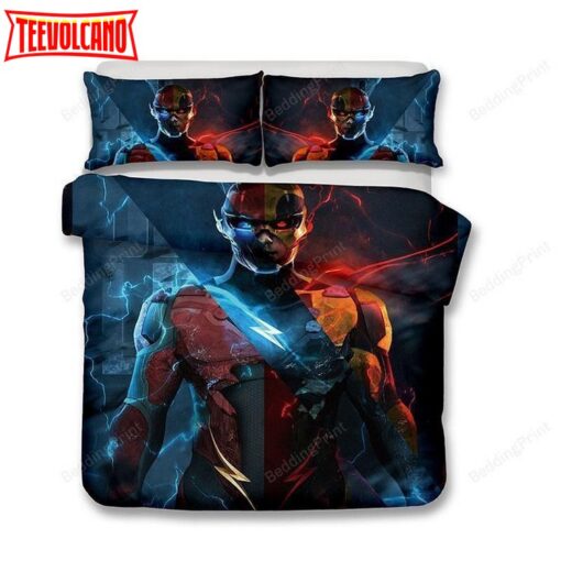 3d Dc Barry Allen The Flash Duvet Cover Bedding Set #1