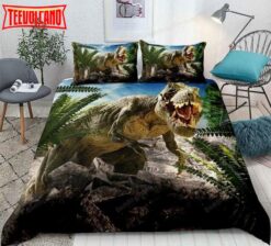 3d Dinosaur Destroy Park Bed Sheets Duvet Cover Bedding Sets