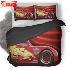 3d Disney Cars Lightning Mcqueen Bedding Set Duvet Cover