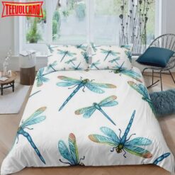 3D Dragonfly Print Bed Sheets Duvet Cover Bedding Sets