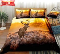 3d Elk In Sunrise Bed Sheets Duvet Cover Bedding Sets