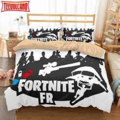 3d Fortnite Fr Bedding Set (Duvet Cover &amp Pillow Cases)